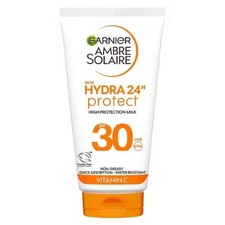 Image of Garnier Ambre Solaire Hydra 24 Protect SPF30 Sun Lotion 50ml