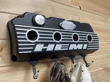 Valve Cover Coat Rack Mopar 426 Hemi - Upcycled Automotive Man Cave Decor - NOS