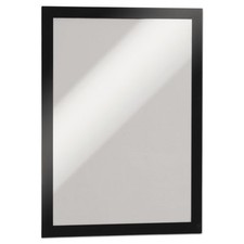 Durable DURAFRAME Sign Holder, 8.5 x 11, Black Frame, 4/Pack