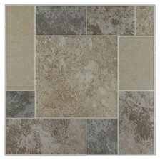 Nexus Self Adhesive 12-Inch Vinyl Floor Tiles, 20 Tiles - 12" x 12", Ancient ...