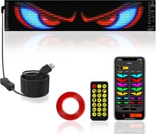 Devil Eyes Light for Car  Truck Windshield  14.7x3.6in Programmable Flex, APP