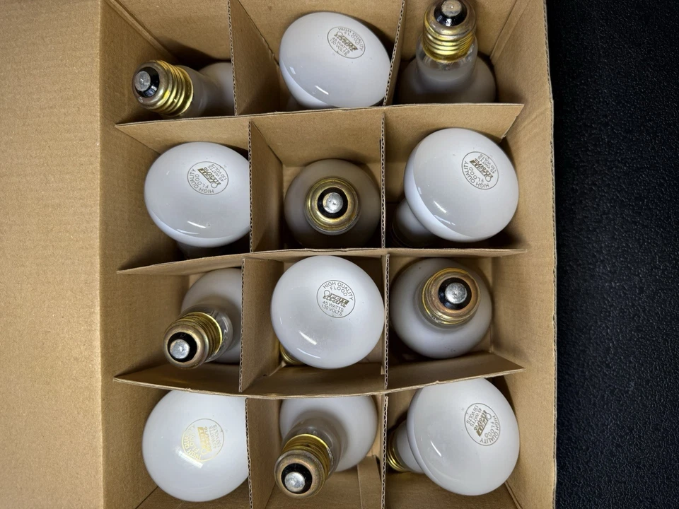 12 PACK - Feit 45W R20 130V Indoor Flood Track Lighting 45R20-130 Maintenance Pk - Image 4 of 4