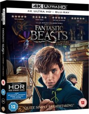 FANTASTIC BEASTS AND WHERE TO FIND THEM 4K ULTRA HD + BLU RAY BRAND NEW SEALED