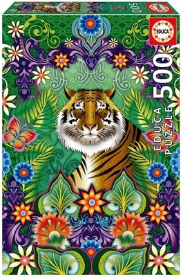NEW Educa Jigsaw Puzzle 500 Pieces 10+ Ages Bengal Tiger