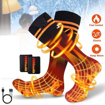 Beheizbare Socken mit APP Fernbedienung Heizbare Socken Fußwärmer Sportsocken DE