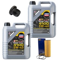 MotoröL Filter Set 4100 5W-40 10 Liter + Schraube FüR Audi Q7 VW Touareg 4.2 TDI