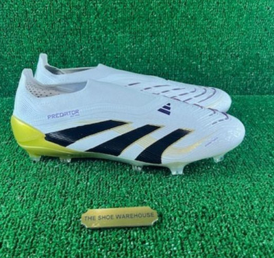 Men's Adidas Predator Elite Laceless Firm Ground Soccer Cleats JI1079 Size 12