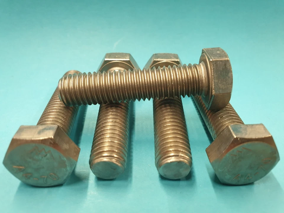 Vite Esagonale per Macchinario Acciaio Inox A4 ✅✅ M10 M12 M16 M20 M24✅ din 933 - Immagine 4 di 4