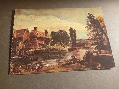 John Constable Kunst Postkarte, Flatford Mill and Lock, nicht verschickt