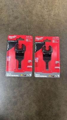 (2 Pack) Milwaukee 49-25-1201 Open-Lok 3/8'' Bi-Metal Multi-Material Blade