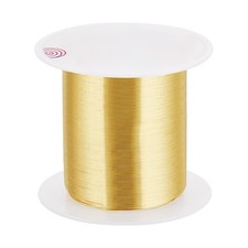 Copper Beading Wire 28 Gauge, 164 Yards, Jewelry Making, Light Gold