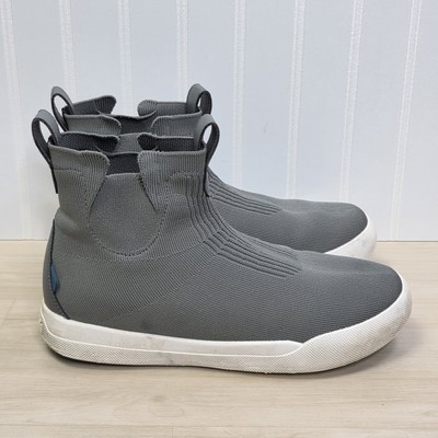 Vessi Weekend Chelsea High Top Waterproof Shoes Gray Men display picture 3