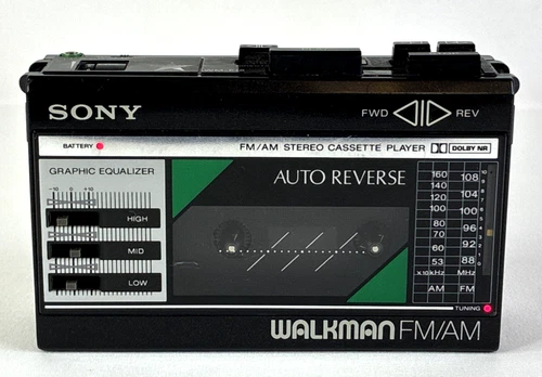 Sony Walkman WM-F18/F28 Cassette Player FM/AM Radio Vintage Retro