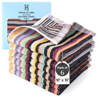 Essential Kitchen Towels - Highly Absorbent, Super Soft Long Lasting - 100% C...