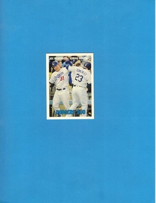 2016 Topps Heritage ''COMBO COLLECTION'' Insert #CC-6 Dodgers Duo!