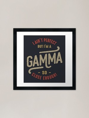 Perfect Gamma Gerahmter Kunstdruck Gerahmtes Wandbild Poster Leinwanddruck Bild