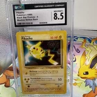 CGC 8.5 MINT Pikachu Black Star Promo WB Movie 4 Pokemon Card Mewto Strikes Back