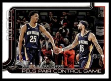 Won't Bow Down: Pels Pair Control Game 2025-26 Topps #299 Pelicans Basketball