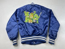 Chalk Line Teenage Mutant Ninja Turtles Vintage 1990 Satin Jacket Youth 10/12