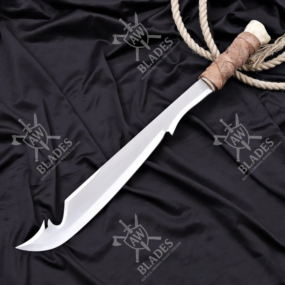 Predator 2 Greyback Elder 剑复制品手工不锈钢道具刀 — 第 2/4 张图片