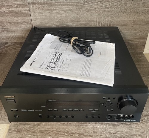 Onkyo TX-SR600 A/V 6.1 Receiver Dolby Digital EX DTS-ES Pro Logic No Remote - Picture 4 of 8