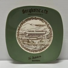 Figgjo Fajanese Flint Norway Dish Plate for Collector Vintage 13.5cm