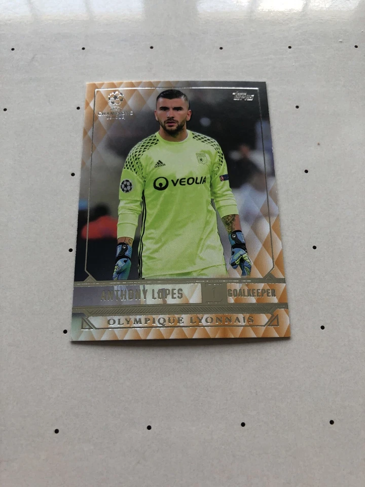 2016-2017 Topps UEFA Champions League Showcase Orange Mint #134 Anthony Lopes! - Image 4 of 4