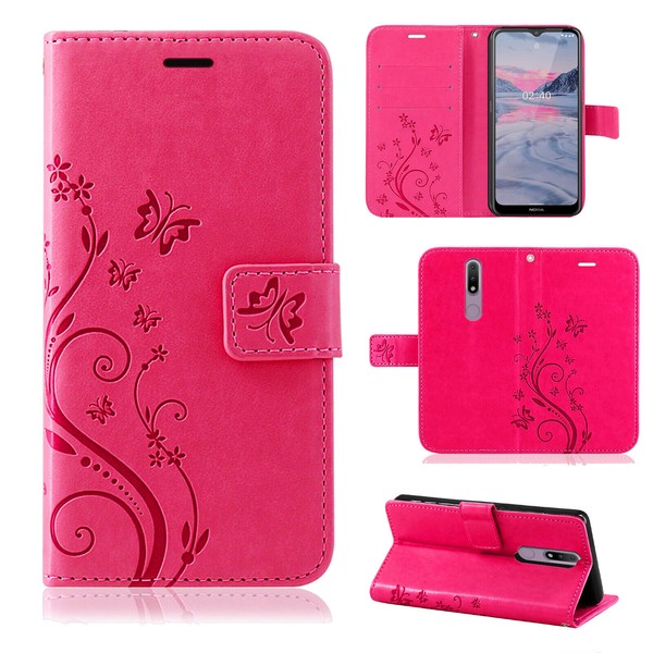 Nokia 2.4 HüLle Handy Tasche Flip Cover Case Schutz Schale Wallet BuchhüLle Etui-image