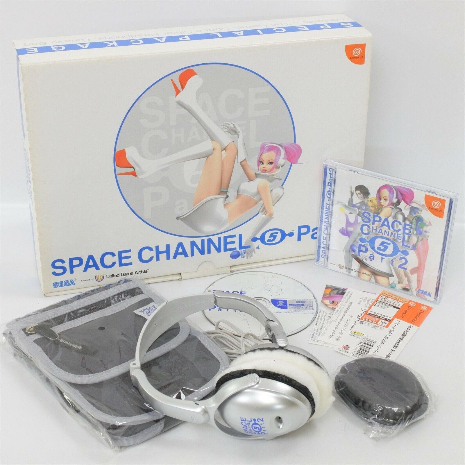 Dreamcast SPACE CHANNEL 5 Part 2 Special Package 1048 Sega dc