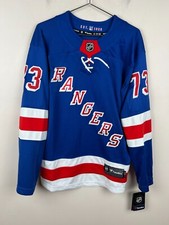 New York Rangers Matt Rempe #73 Fanatics Breakaway NHL Home Jersey Men’s XS Blue
