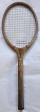 Antique "Marvel Championship" Wood Tennis Racket, 1930s N.J. Magnan? Mass. USA