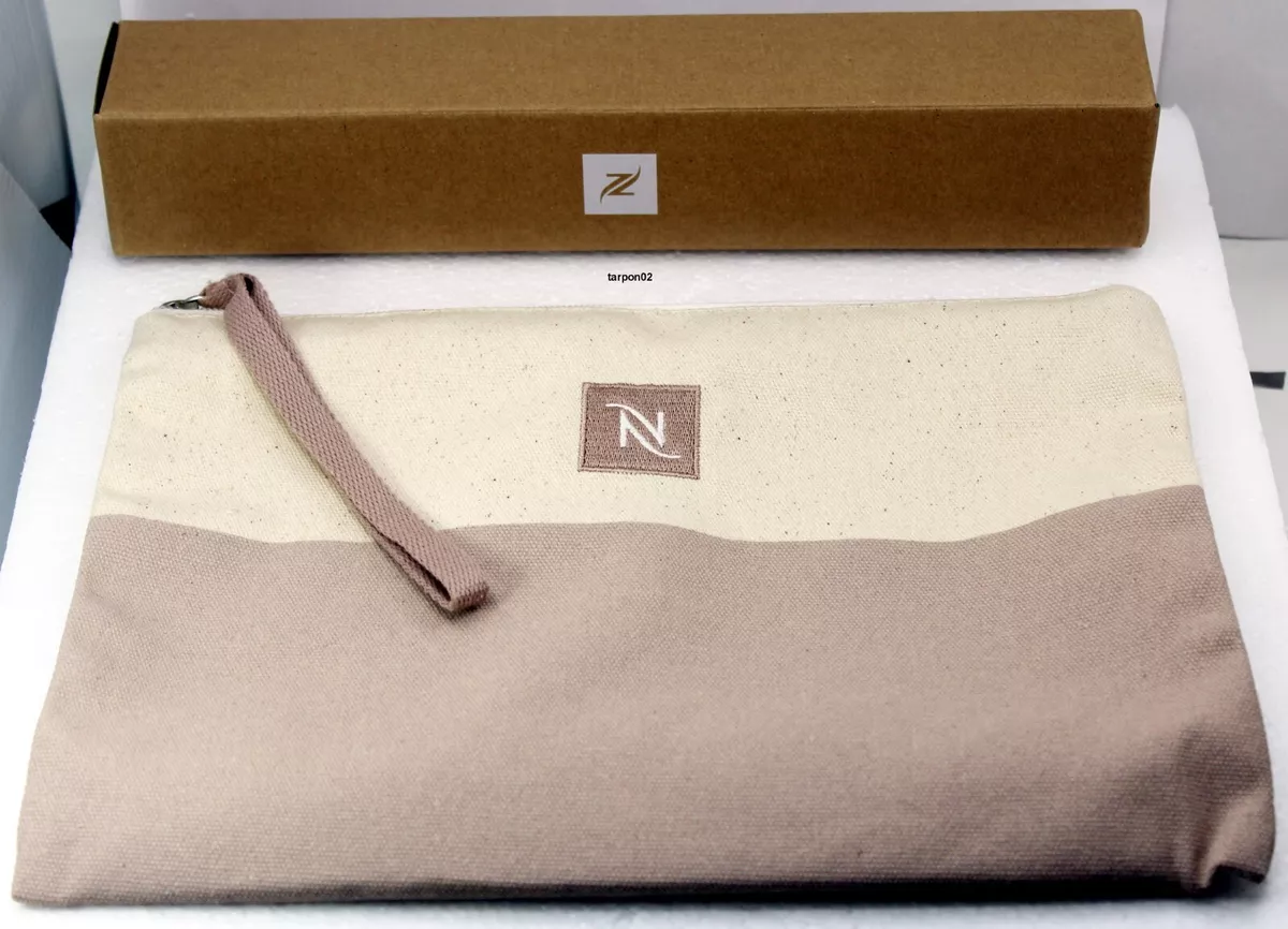 Nespresso Bags | Nib Nespresso Upcycled Beach Pouch | Color: Cream/Tan | Size: Os | Psteffs's Closet