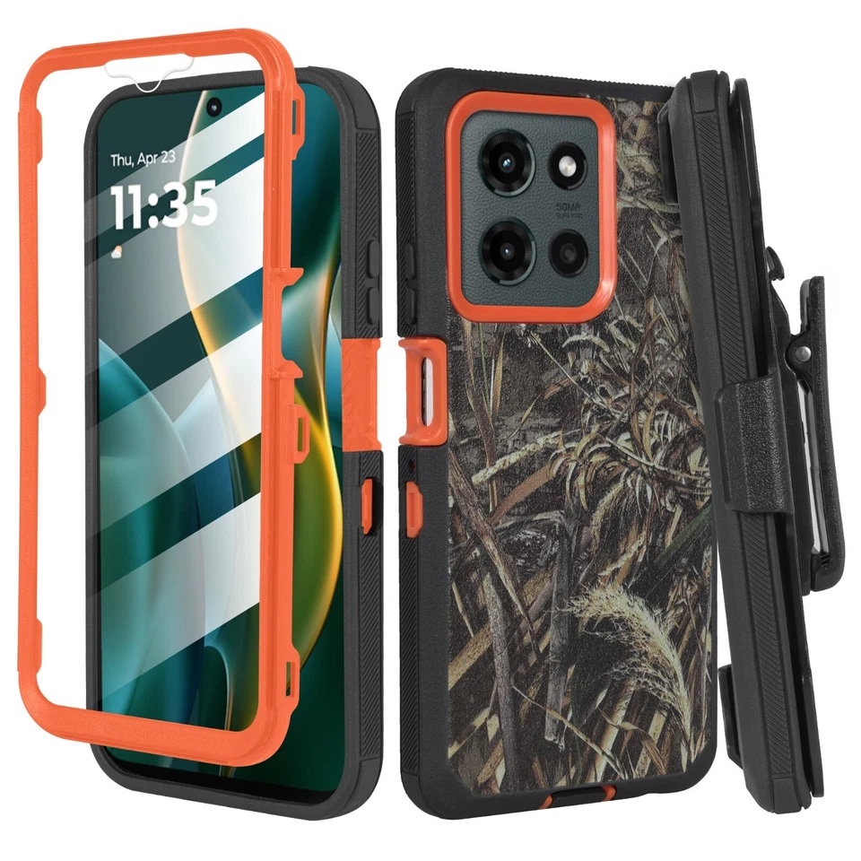 For Motorola G Power 5G 2025/G Play 2025 Defender Case Belt Clip Holster Series - Image 2 of 4