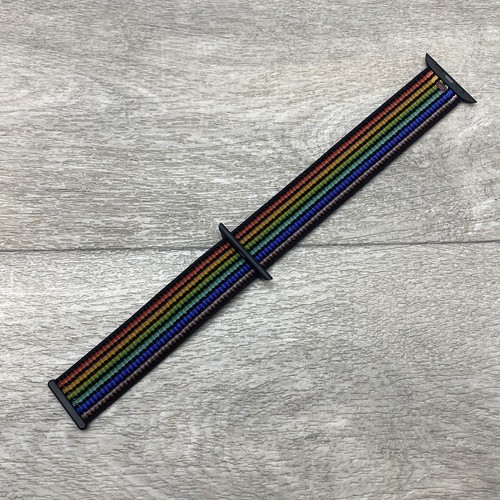 Genuine Apple Watch Nike Sport Loop Pride 22 LGBTQ+ 44/45/49mm Series 1-9 Ultra - Picture 3 of 9