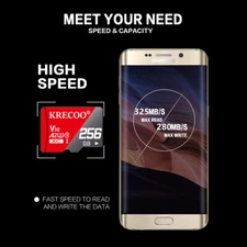 128/256GB Micro SD Memory Card Class10 Flash TF Mini for Phone Tablet Camera Lot