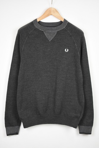 Maglione Fred Perry bianco da uomo K2554K JUMPER | Sir126Roma