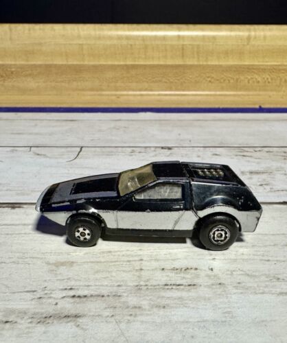 1972 Matchbox Superfast No. 51 Midnight Magic Black Silver Vintage Diecast Car