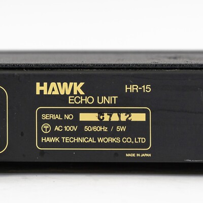 1970s Hawk HR-15 Echo Unit - MIJ Vintage Spring Reverb and