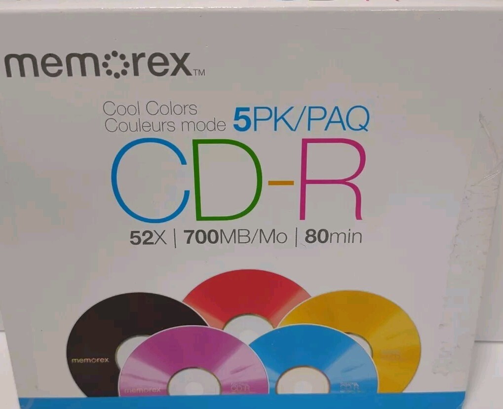 Colorful Cds 25 NEW SPIN X CD R IN CAKE BOX, PINK TOP, DIAMOND BACK,