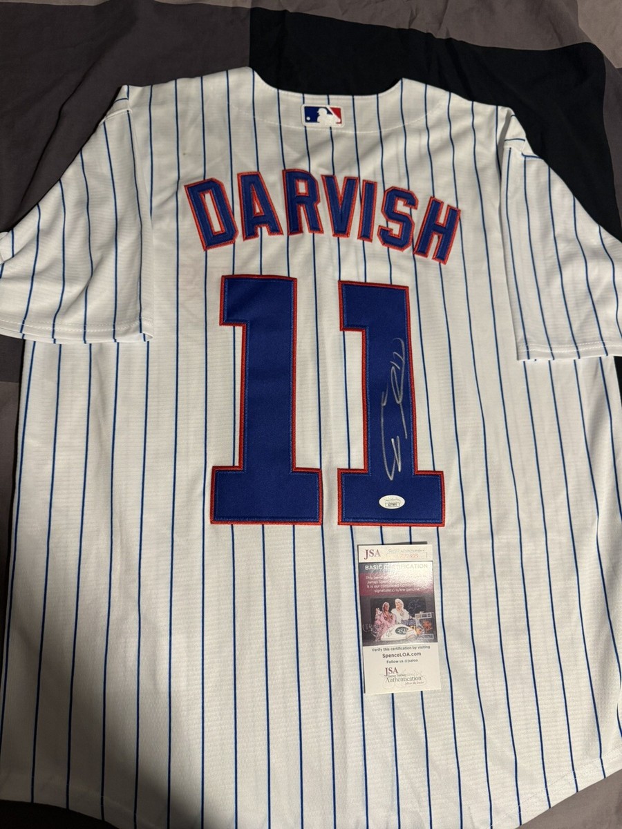 Yu Darvish Signed Jersey JSA COA AUTHENTIC AUTO Chicago Cubs