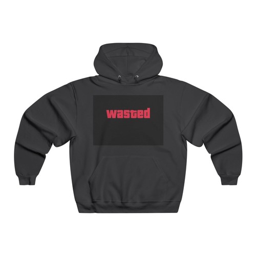 Wasted Graphic Hoodie, Casual Streetwear Sweatshirt, Perfect Gift for Men - 第 1/3 張圖片