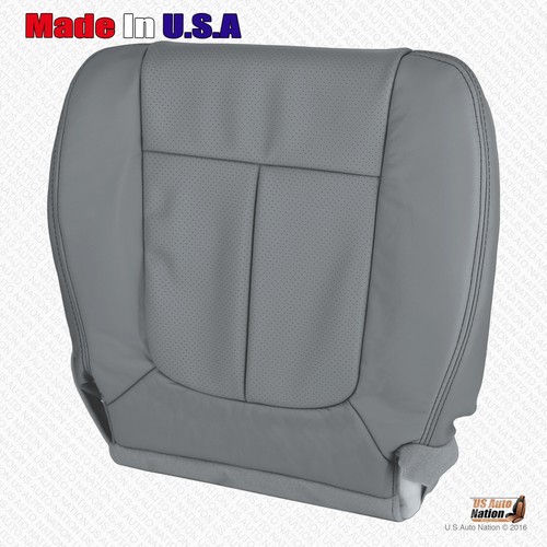 2011 2012 2013 2014 Ford F150 - Passenger Bottom Perforated Leather Cover Gray - Picture 4 of 8