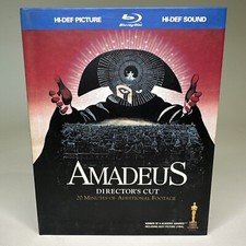 Amadeus Director's Cut Blu-Ray Disc Digibook w/ Special CD Compilation See Desc.
