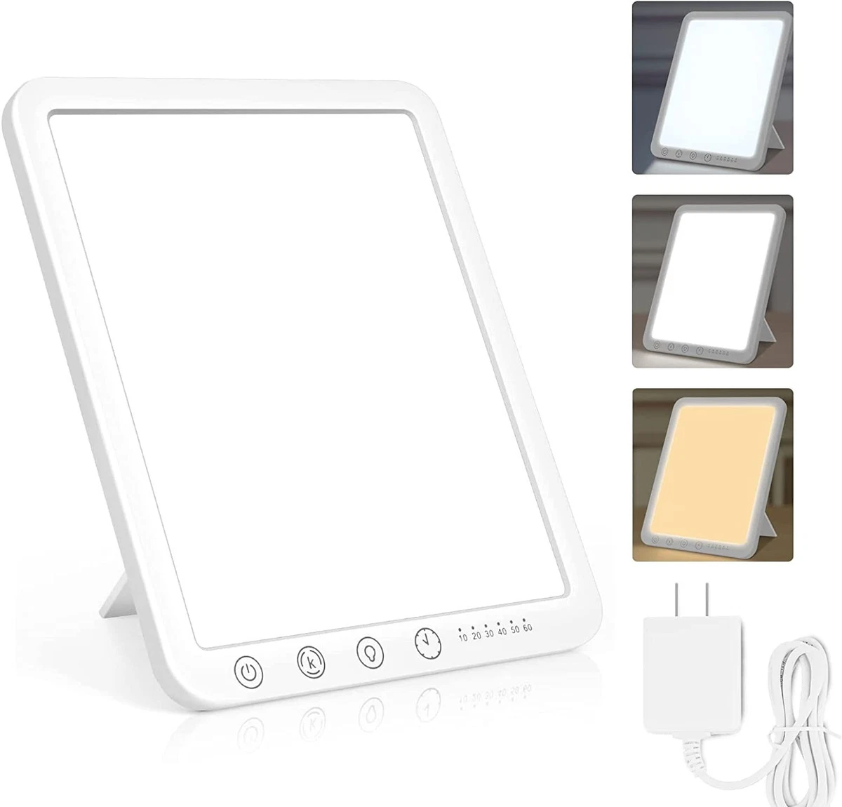 Light Therapy Lamp, 15,000 Lux UV-Free LED Therapy Light, Sun Lamp,3 Color  Tempe | eBay