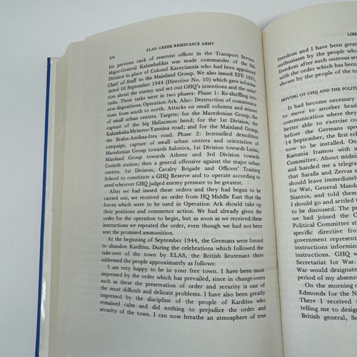 Elas: Greek Resistance Army by Stefanos Sarafis - Pub: Merlin - 1980 - Hardback - Picture 5 of 6