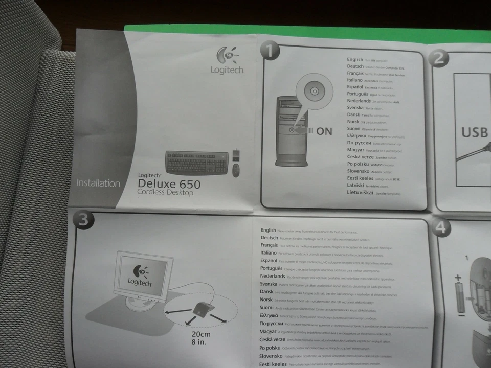 CD LOGITECH SETPOINT 2.11a + MEDIALIFE 3.0 - Manuale DELUXE 650 Cordless desktop - Immagine 3 di 3