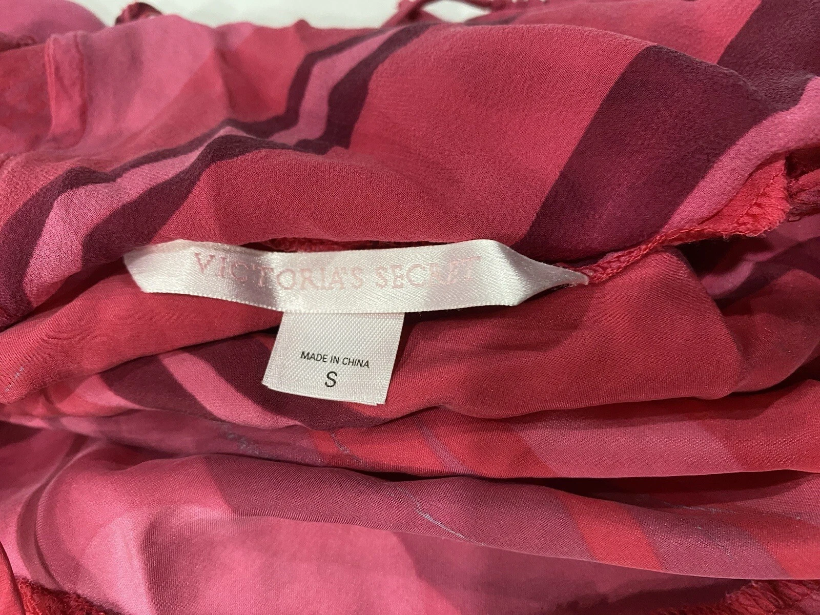 UNDERCOVER Pigiama donna Victoria’s Secret vestito rosso taglia S