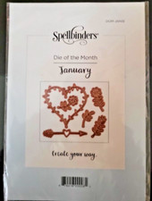 SPELLBINDERS Valentine Wreath Die of the Month Club Excl JAN18 Heart Leaf Arrow