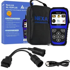 NL102P Heavy Duty Truck DPF Oil Diagnostic OBD2 Scanner Diesel Car Code Reader
