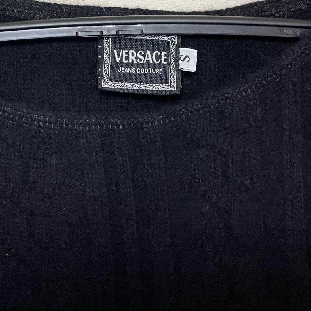 Abito VERSACE Versace Jeans in maglia con cavi così
